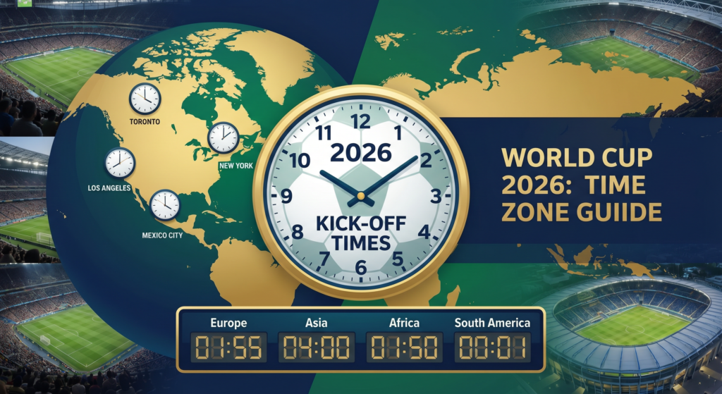 World Cup 2026 Time Zone Guide: Navigating Match Times Across the USA, Mexico, and Canada